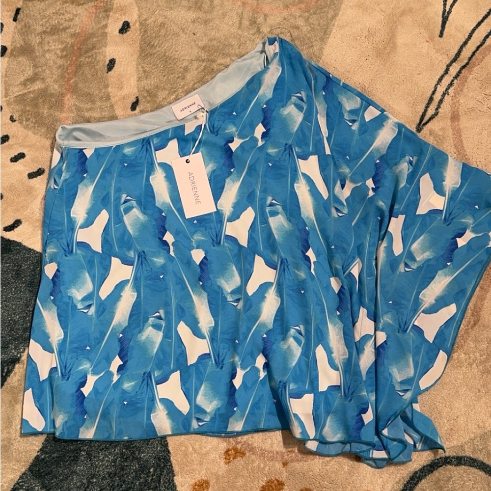 NWT Adrienne one shoulder top